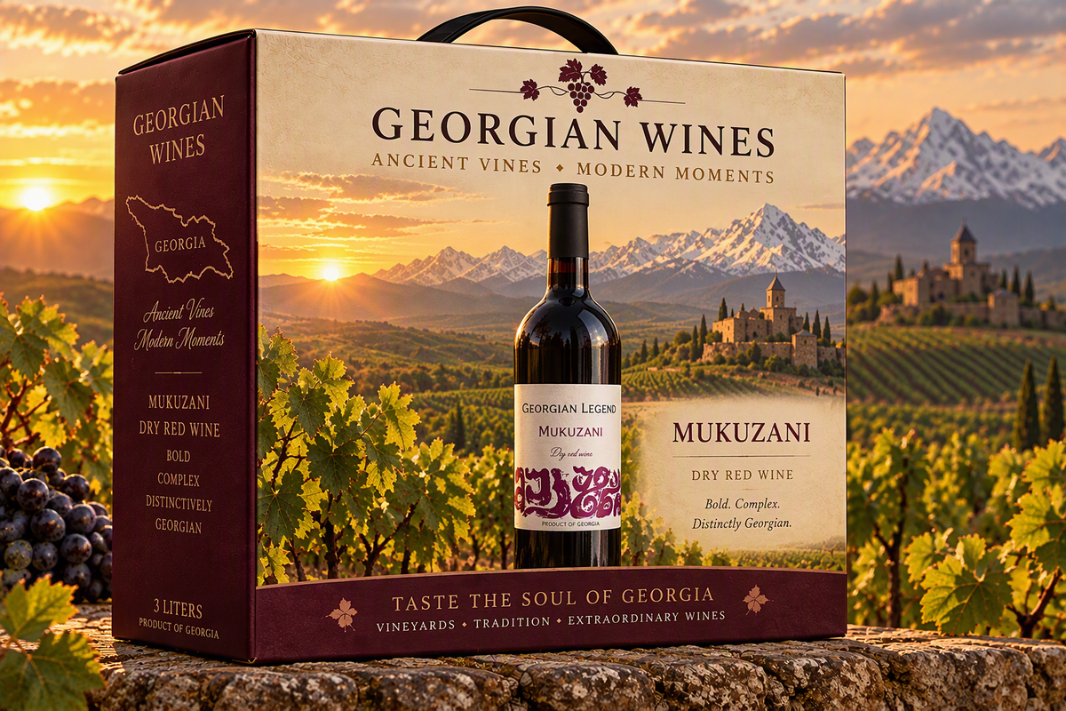 Georgian Legend, Mukuzani - Classic Dry Red Wine