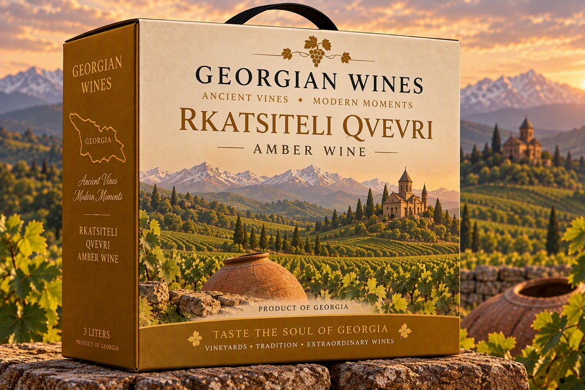 Georgian Legend, Rkatsiteli - Dry Amber Qvevri Wine