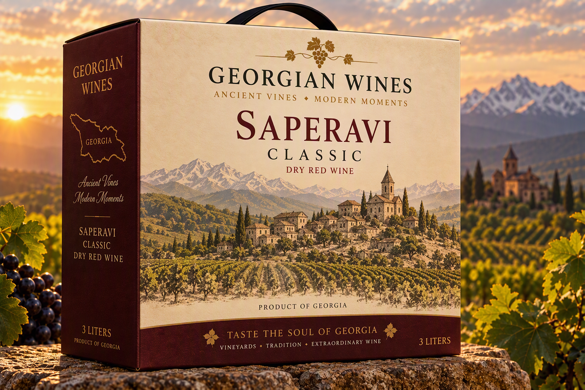 Budeshuri, Saperavi - Classic Dry Red Wine