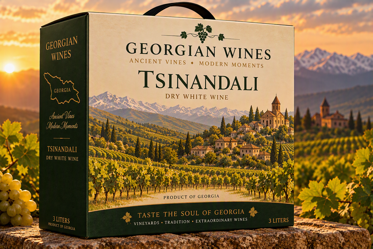 Georgian Legend, Tsinandali - Classic Dry White Wine