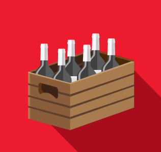 Box of wine (6 bottles) - Classic Saperavi Red Wines
