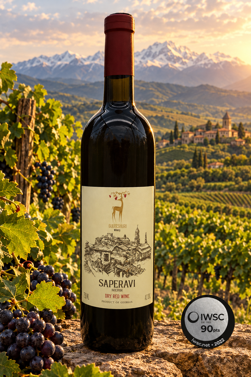 Budeshuri, Saperavi - Classic Dry Red Wine
