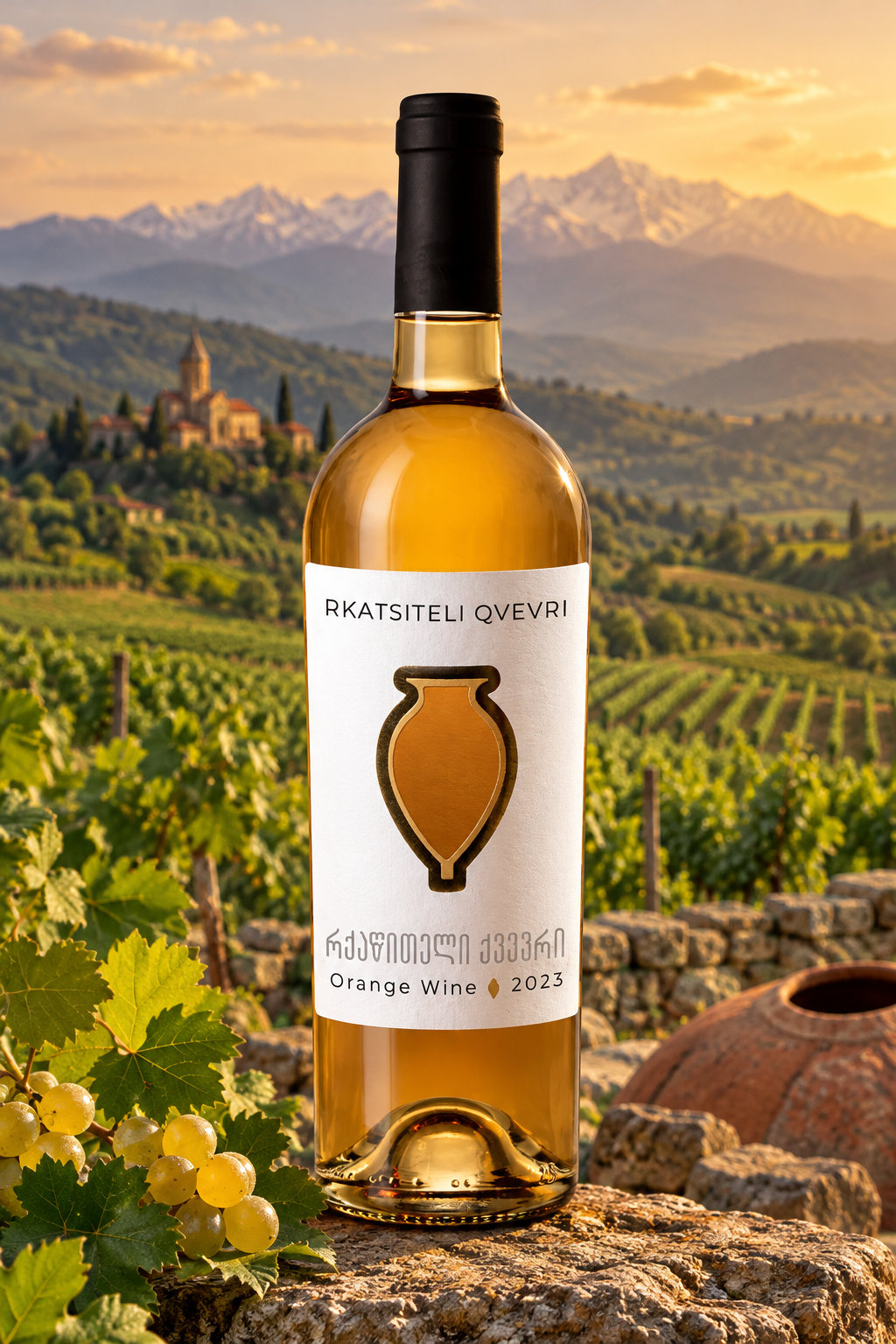 Georgian Legend, Rkatsiteli - Dry Amber Qvevri Wine