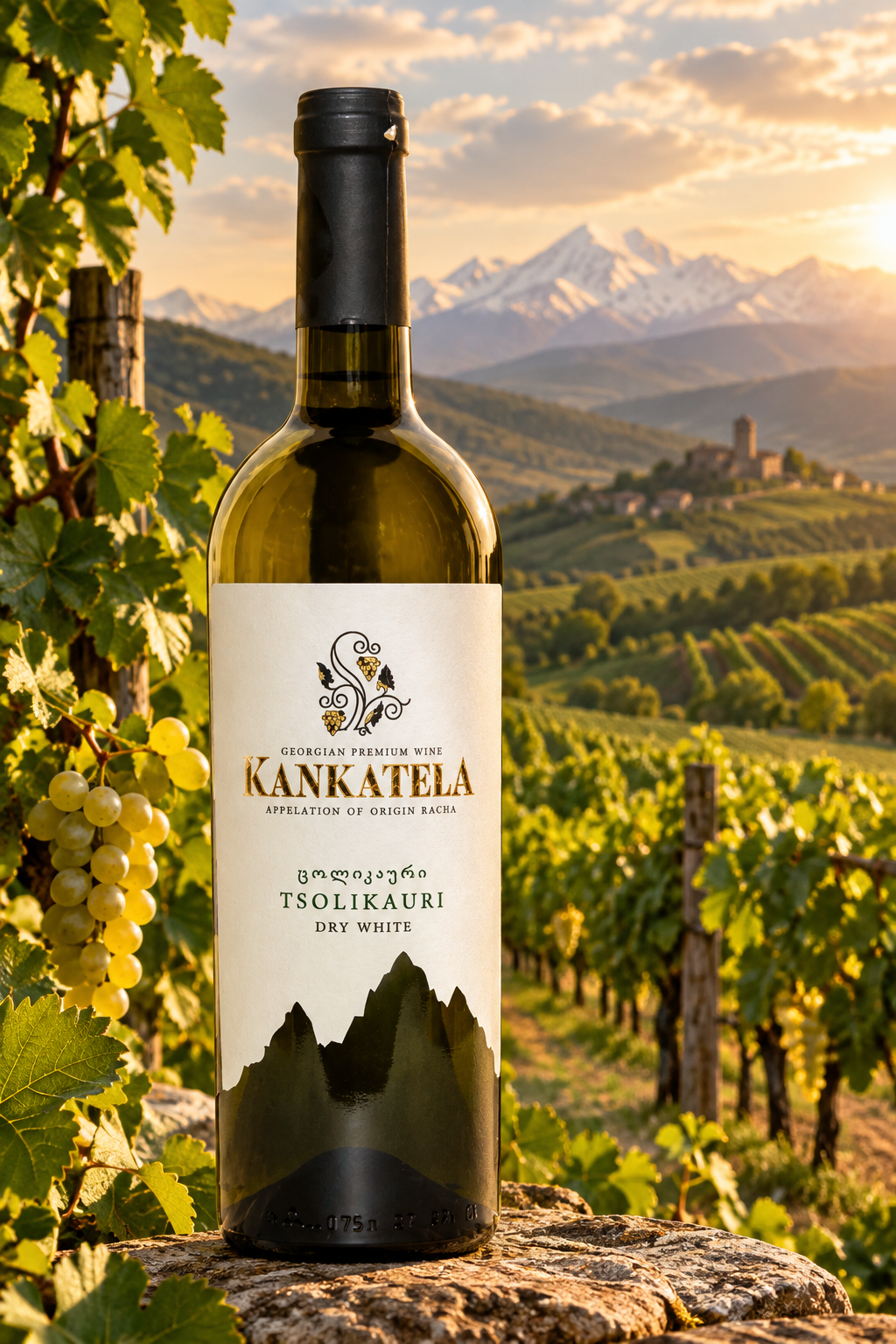 Georgian Legend, Tsolikauri - Classic Dry White Wine