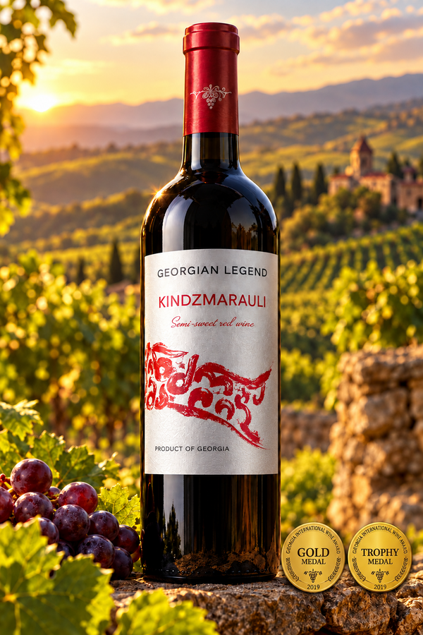 Georgian Legend, Kindzmarauli - Classic Dry Red Wine